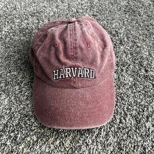 Vintage Red Harvard Cap Great Condition